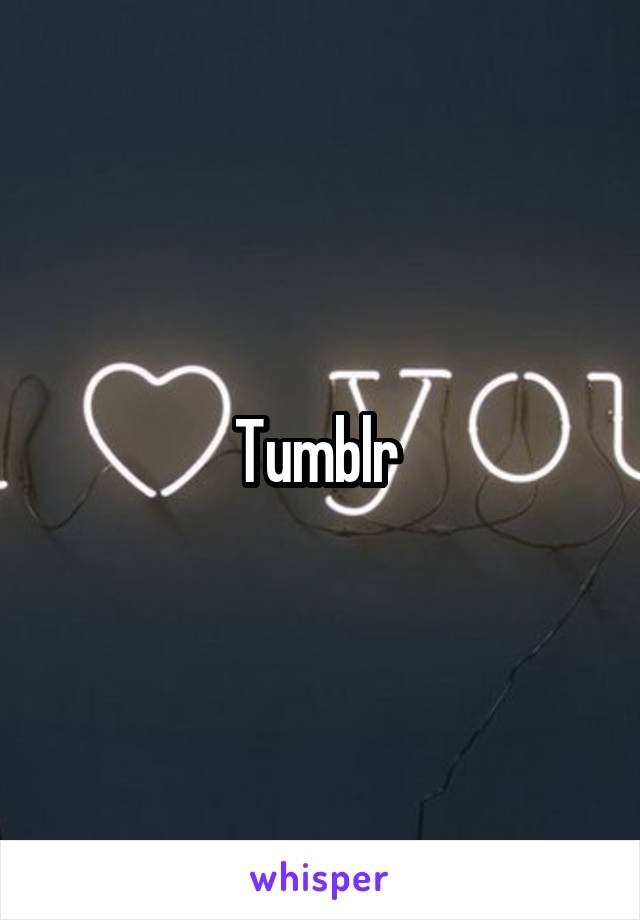 Tumblr 