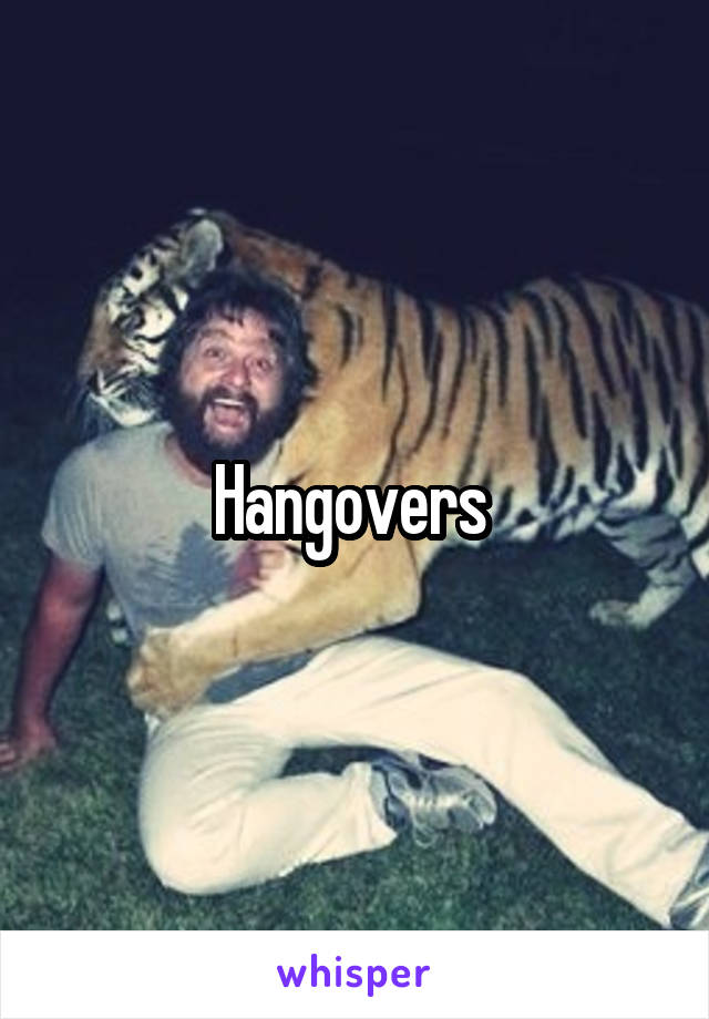 Hangovers 