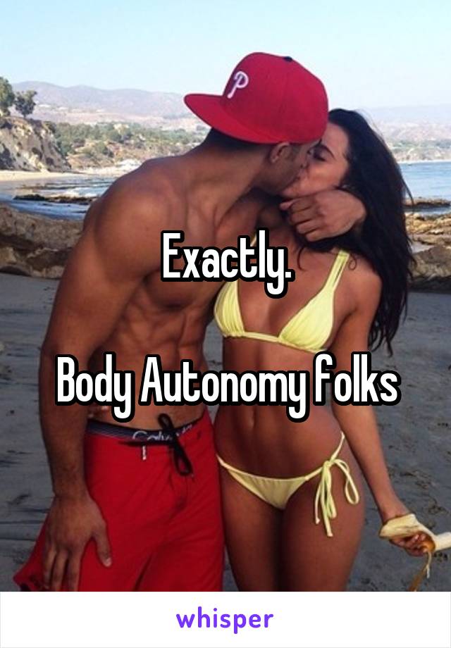 Exactly.

Body Autonomy folks