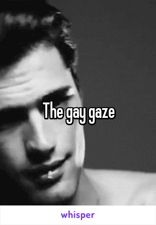 The gay gaze