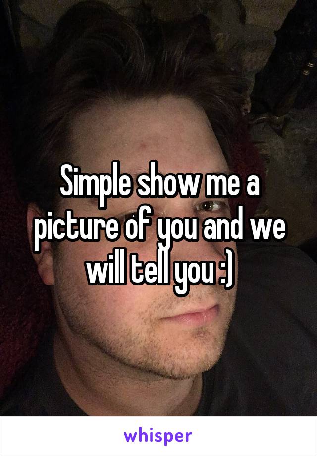 Simple show me a picture of you and we will tell you :)