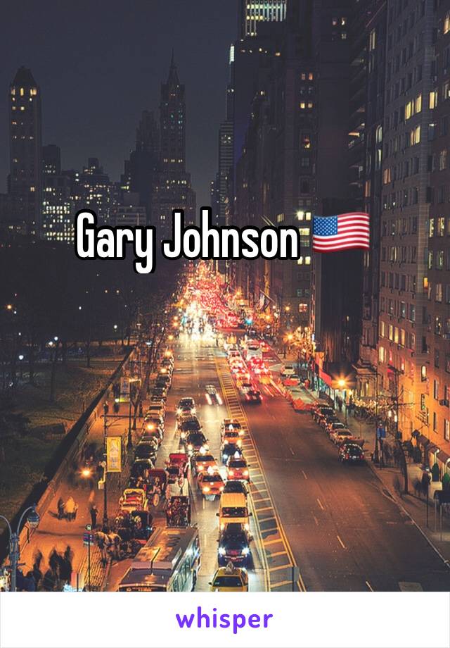 Gary Johnson 🇺🇸