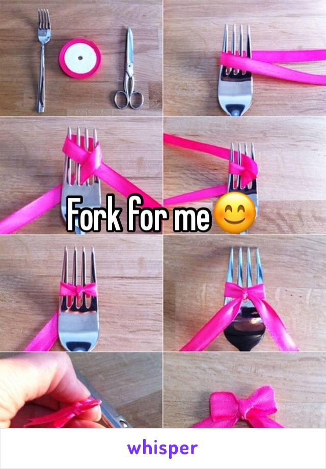 Fork for me😊