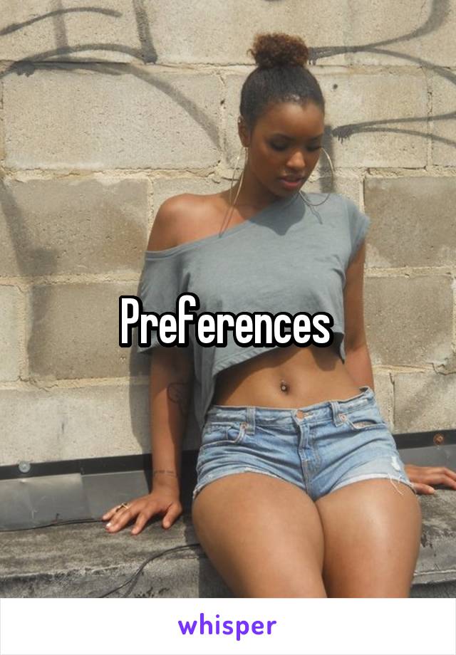 Preferences 