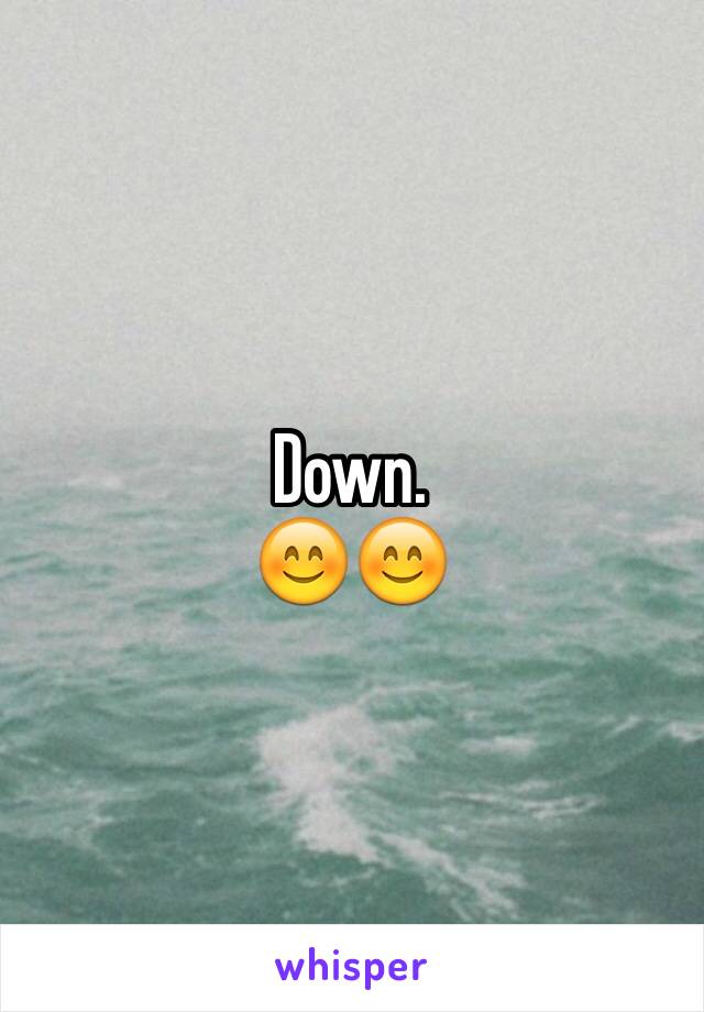Down.
😊😊