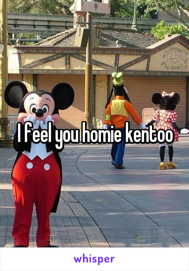 I feel you homie kentoo