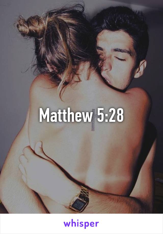 Matthew 5:28