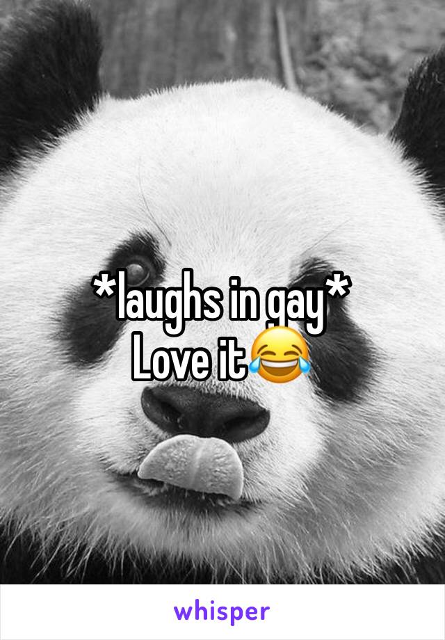 *laughs in gay*
Love it😂