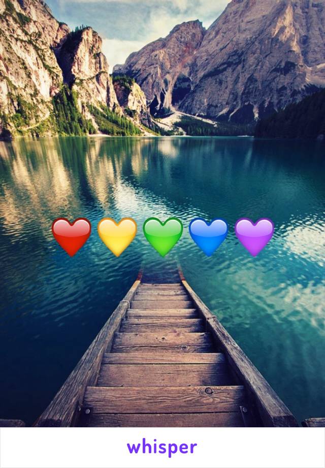 ❤️💛💚💙💜