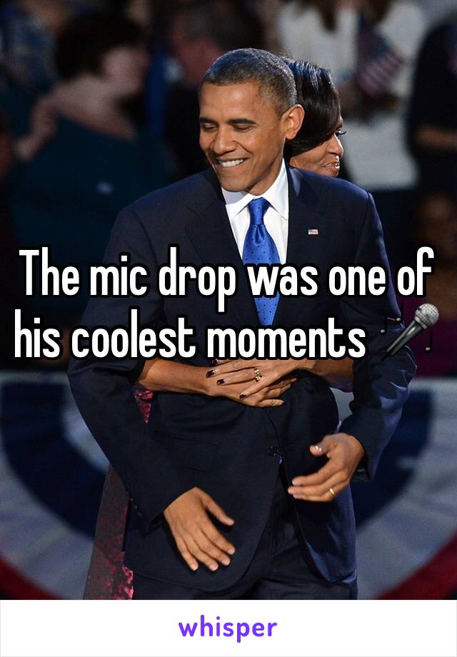 The mic drop was one of his coolest moments 🎤