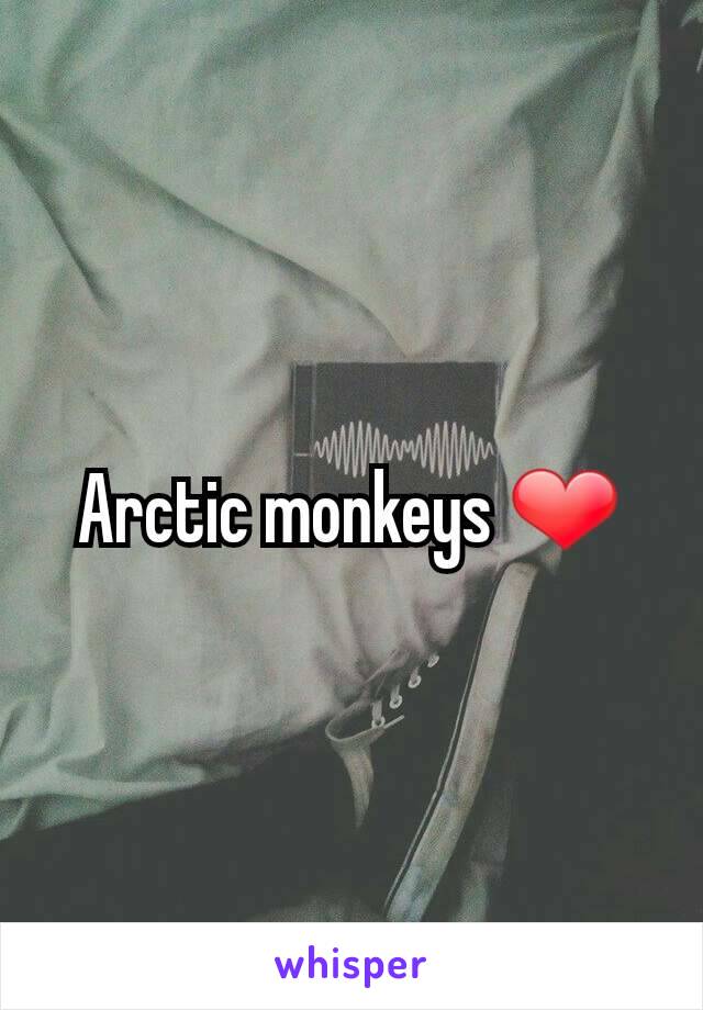 Arctic monkeys ❤