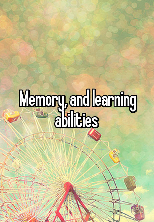 memory-and-learning-abilities