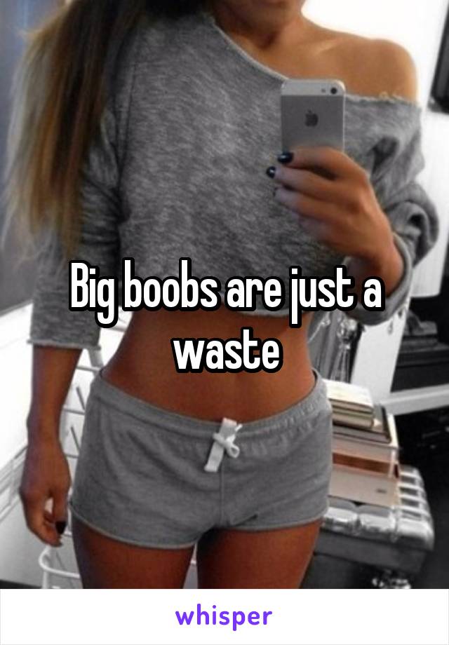 Big boobs are just a waste