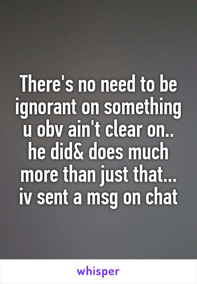 There's no need to be ignorant on something u obv ain't clear on.. he did& does much more than just that... iv sent a msg on chat