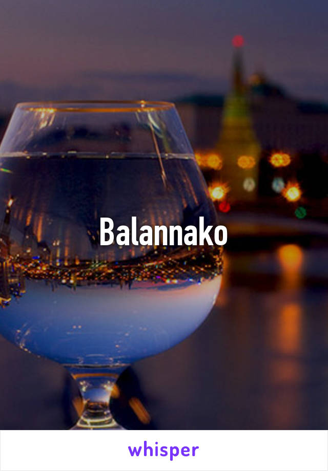 Balannako