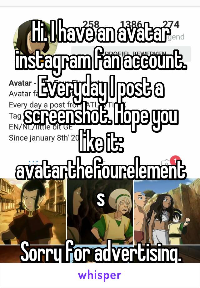 Hi. I have an avatar instagram fan account. Everyday I post a screenshot. Hope you like it: avatarthefourelements

Sorry for advertising.