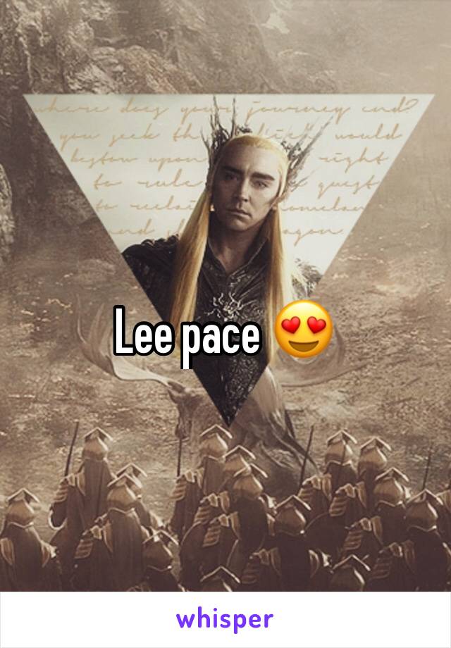 Lee pace 😍