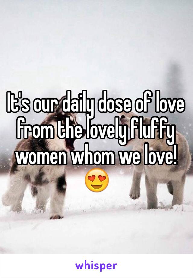 It's our daily dose of love from the lovely fluffy women whom we love!
😍