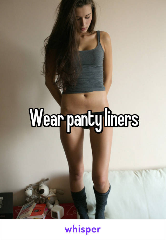 Wear panty liners