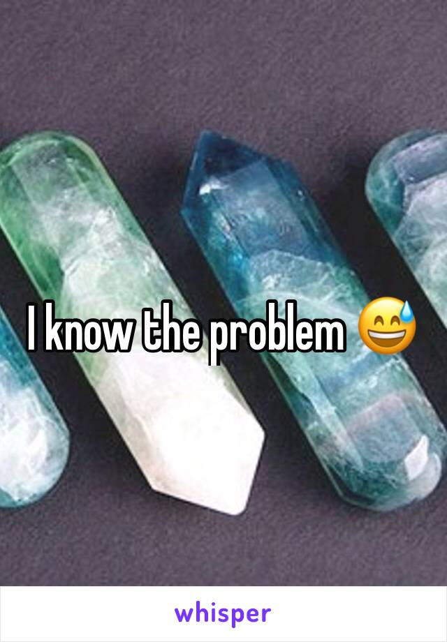 I know the problem 😅