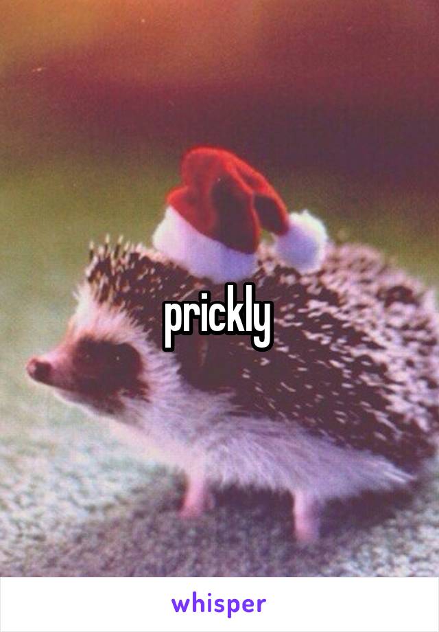 prickly 