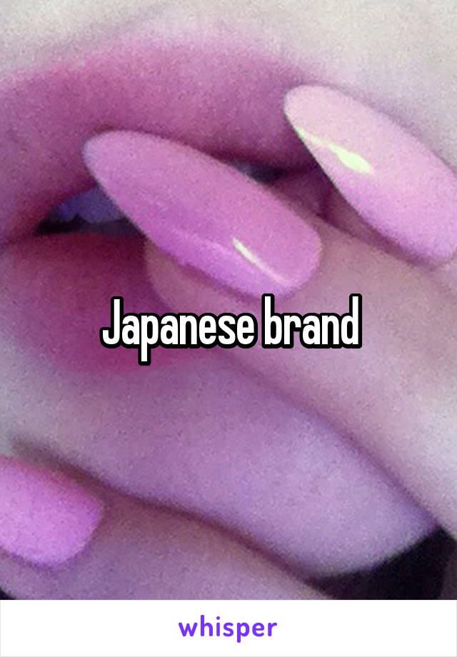 Japanese brand