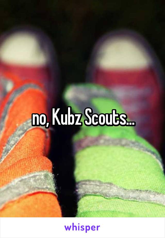 no, Kubz Scouts...