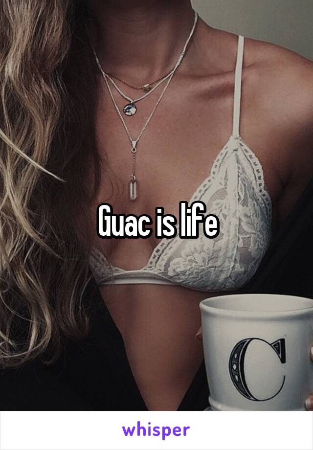 Guac is life