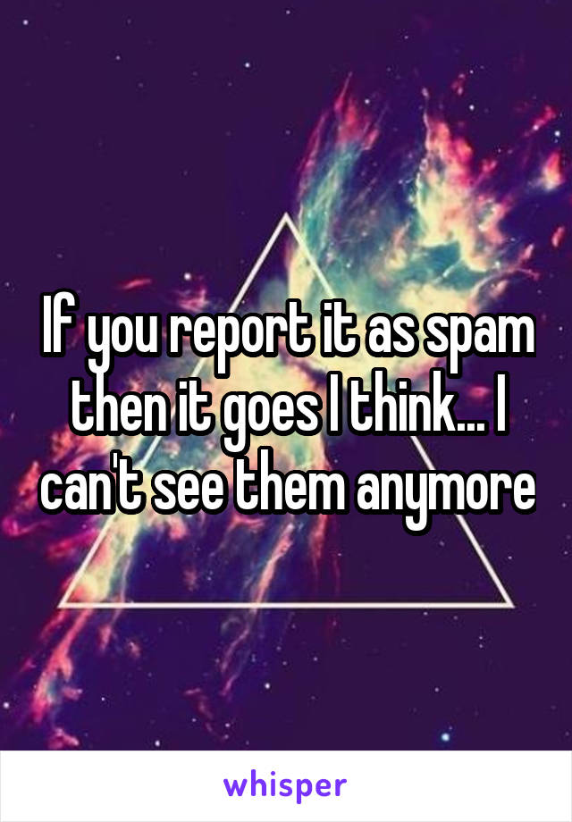 If you report it as spam then it goes I think... I can't see them anymore