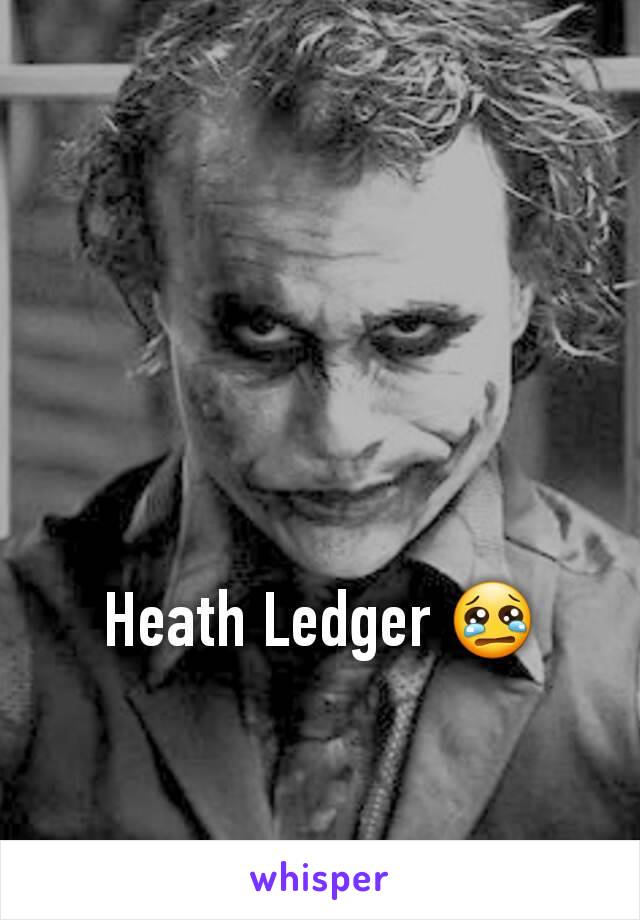 Heath Ledger 😢