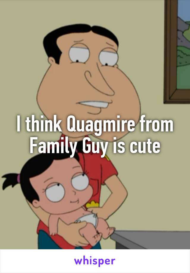 I think Quagmire from Family Guy is cute