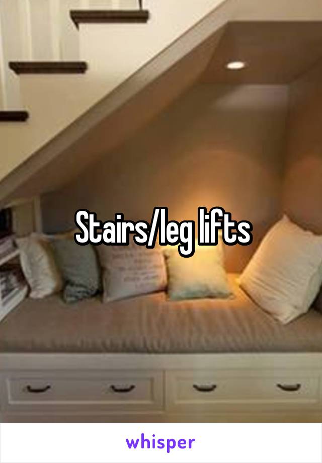 Stairs/leg lifts