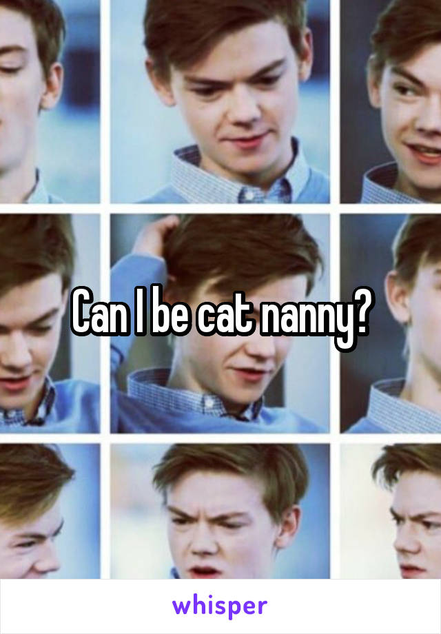 Can I be cat nanny?