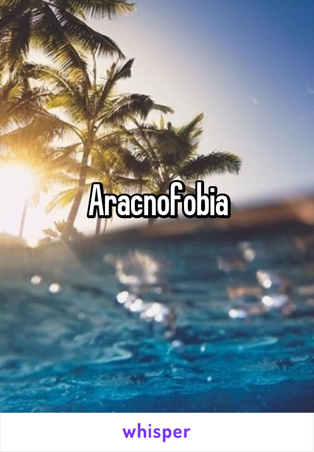 Aracnofobia

