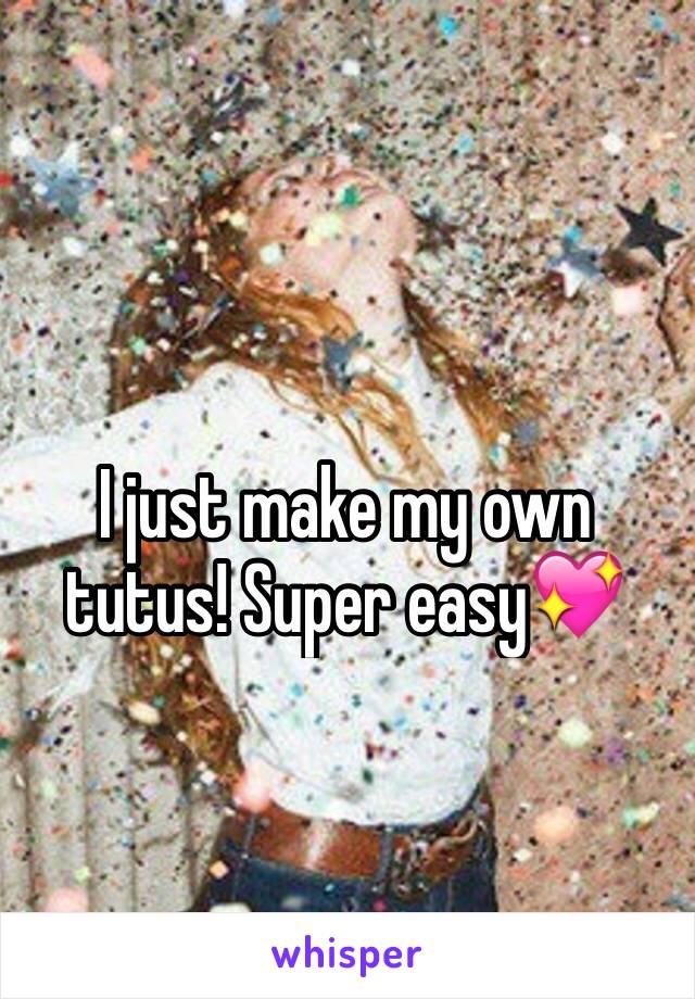 I just make my own tutus! Super easy💖