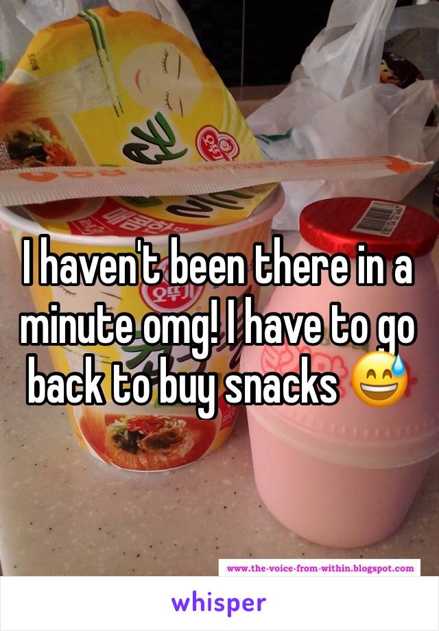 I haven't been there in a minute omg! I have to go back to buy snacks 😅