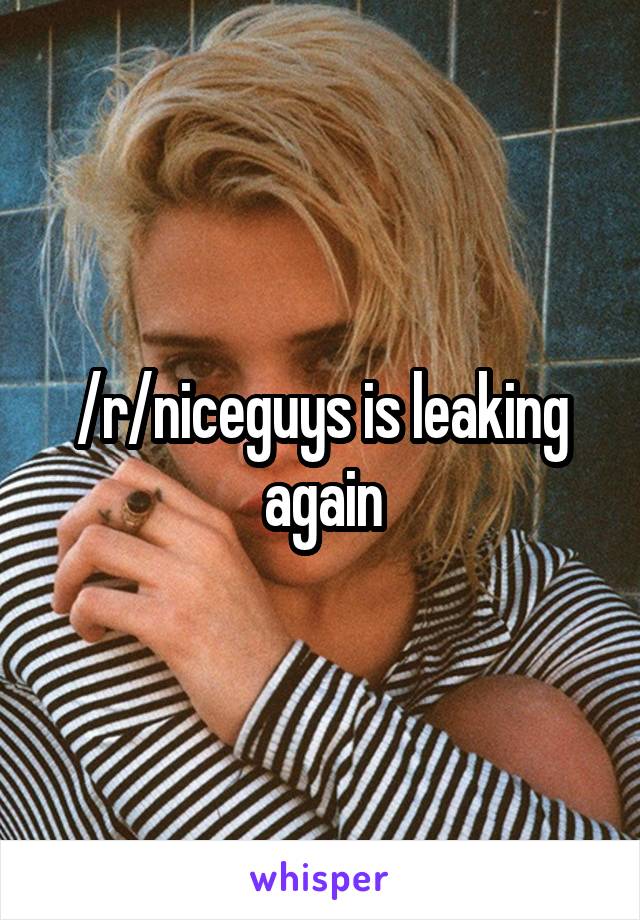 /r/niceguys is leaking again