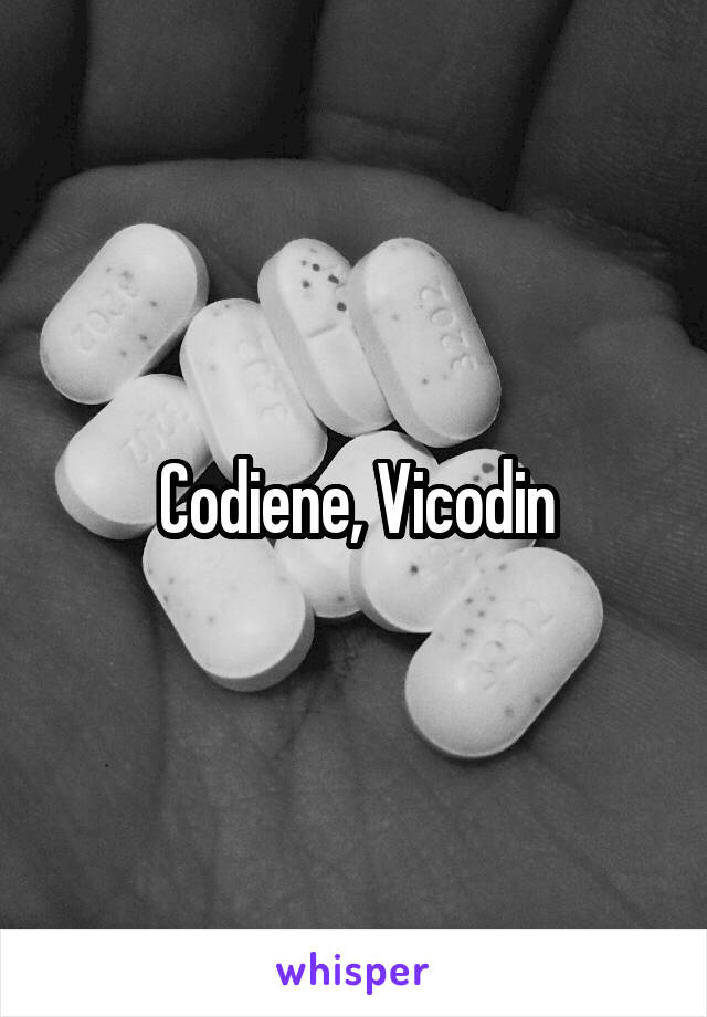 Codiene, Vicodin