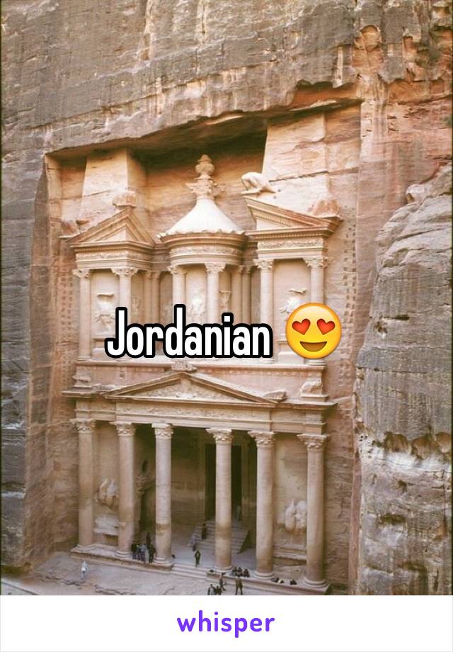 Jordanian 😍