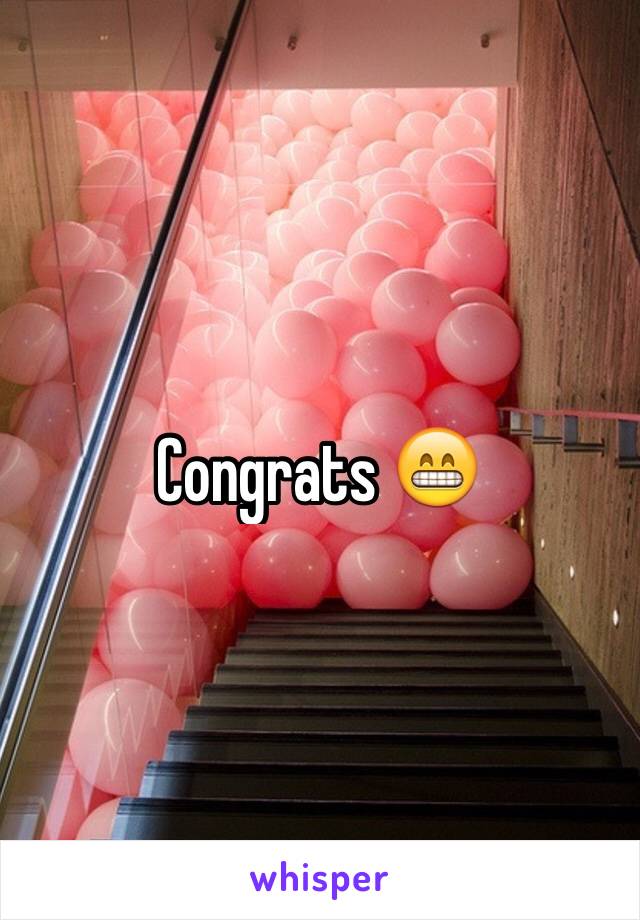 Congrats 😁