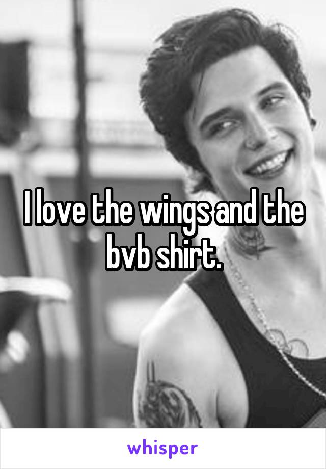 I love the wings and the bvb shirt.