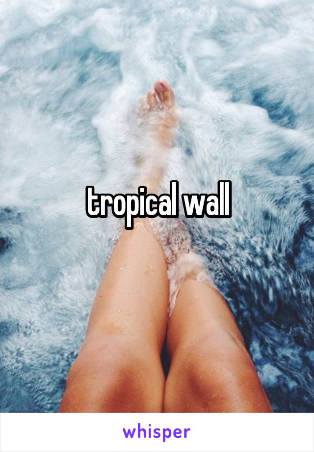 tropical wall
