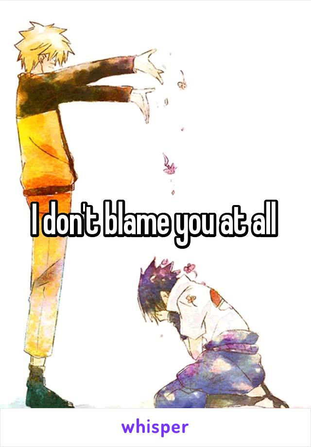 I don't blame you at all 