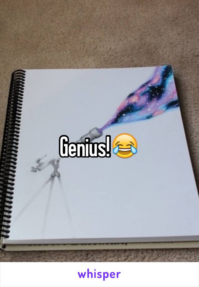 Genius!😂