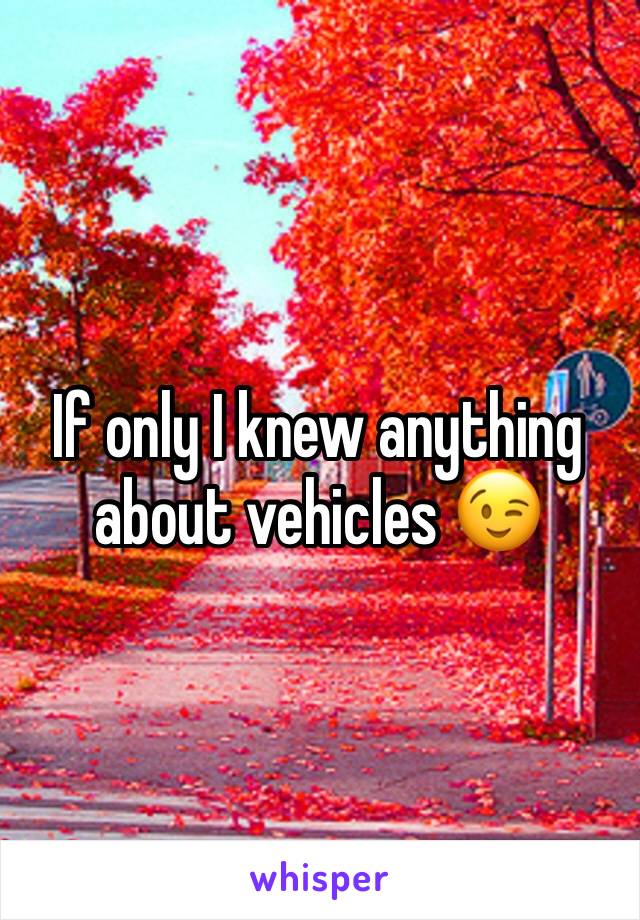 If only I knew anything about vehicles 😉