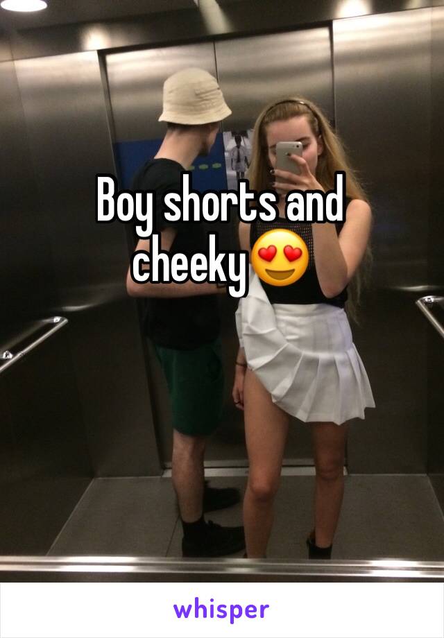 Boy shorts and cheeky😍