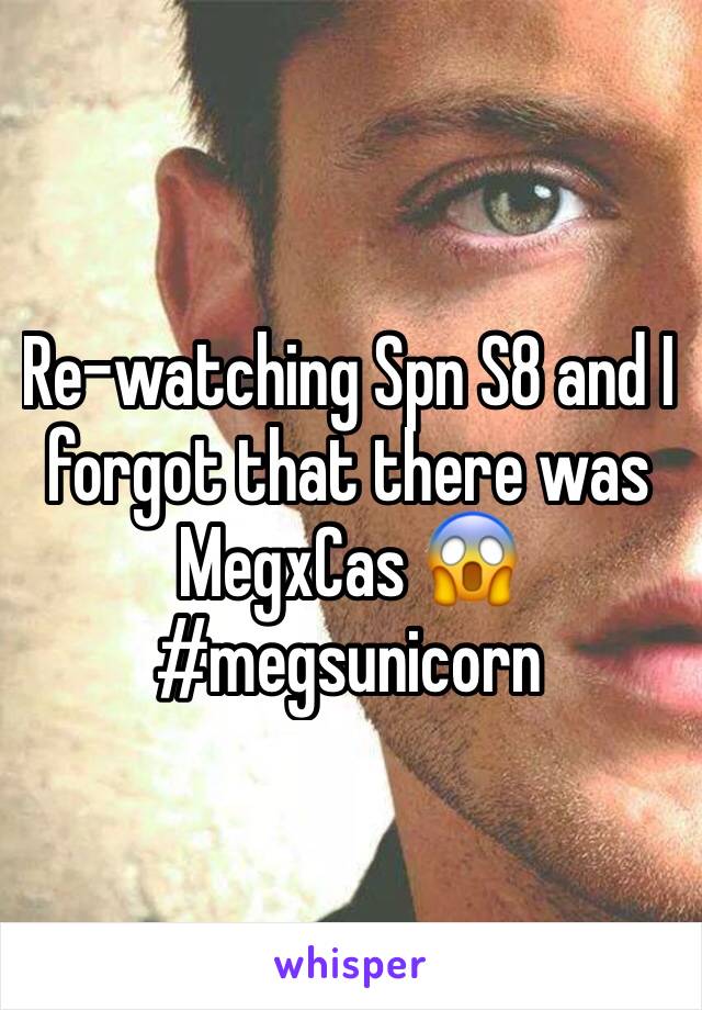 Re-watching Spn S8 and I forgot that there was MegxCas 😱 #megsunicorn