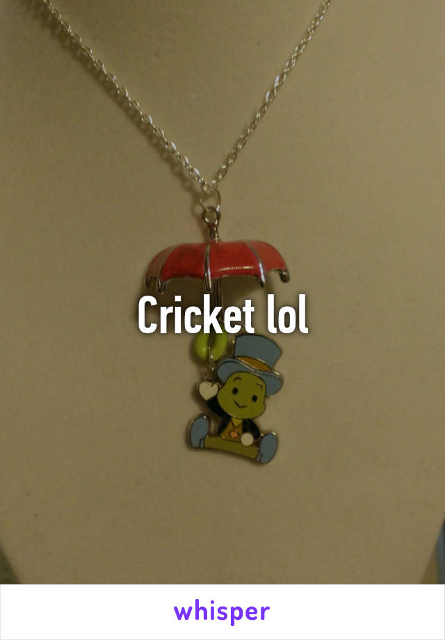 Cricket lol