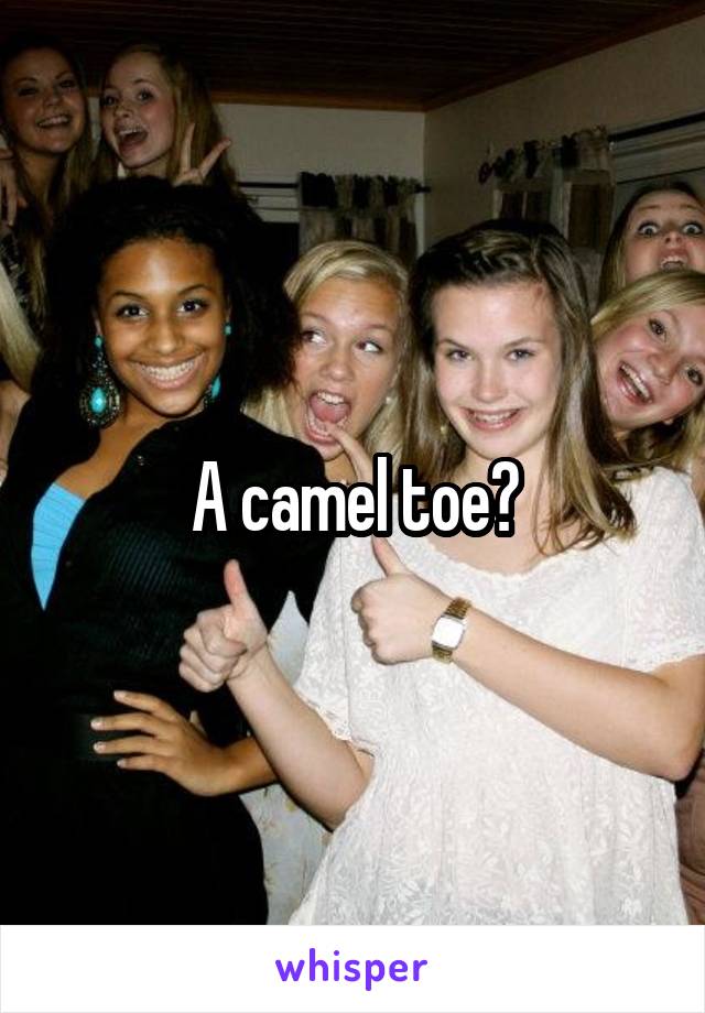 A camel toe?