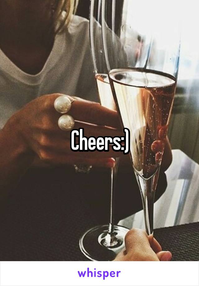 Cheers:)